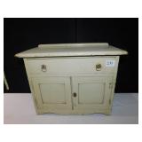 PAINTED CHEST 13" H X 17" W X 9" D