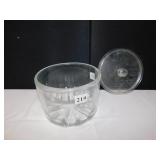 GLASS CHEESE PRESERVER