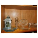 TEA LIGHT LANTERN, BLUE DISH, ETC.