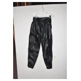 G-III SIZE 9/10 BLACK GENUINE LEATHER PANTS WITH