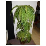 FAUX TREE WITH CHRISTMAS LIGHTS, 52" T