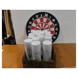STARCH SPRAY BISSELL, DART BOARD
