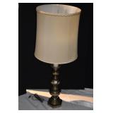 BRASS HEAVY LAMP 41"