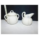 LENOX LIMITED EDITION HAWTHORNE COVERED SUGAR AND