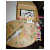 POTTERY CANDLE HOLDERS, LEAF DISH, CREAMER