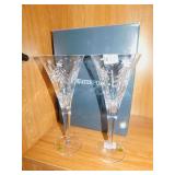 WATERFORD CHAMPAGNE GLASSES CHRISTMAS NIGHT