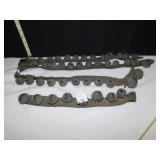 VINTAGE SLEIGH BELLS 4 SETS