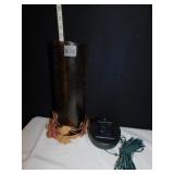 CANDLE HOLDER 12" H, BATTERY OPERATED LIGHT