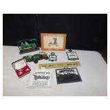 COLOR PRINTS EARLY AM. AUTOMOBILES, SEMI TRUCK