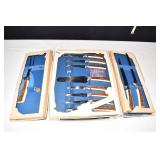 SHEFFIELD ENGLISH BLADES IN CASE MISSING 1 PIECE