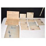 1926, 1927 ELEVELOPES AND LETTERS