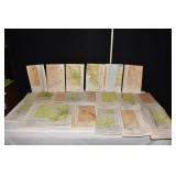 AAF AERONAUTICAL CHART MAPS 1944-45