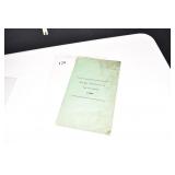 BANK ABSTRACT FOR NOVEMBER 1839 - SOME WATER