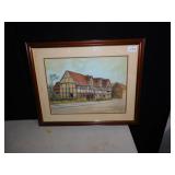 WATER COLOR BY ELIZABETH M HALSTEAD 85, 17" H X