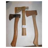 THREE HATCHETS