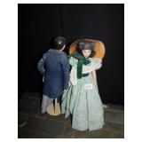 FRANKLIN MINT HEIRLOOM - GONE WITH WIND DOLLS W/
