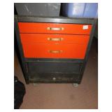 ROLLING TOOL CABINET 3 DRAWER 1 DOOR