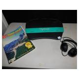 LAP DESK, HEADPHONES, ROAD ATLAS