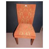 HIGHBACK CHAIR WOOD LEGS VERY GOOD CONDITION