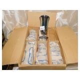 SILVERPLATE SET OF OLD NEW GLASSES