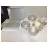 SCOUTING MESS KITS, CANTEEN, 2 ALUMINUM TRAYS