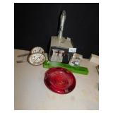 ROLLS ROYCE PAPER WEIGHT, TIE BACKS, TIRE