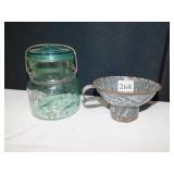 ATLAS EASY SEAL JAR, FUNNEL ENAMELED