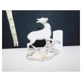 ROYAL DUX 4" H DEER PORCELAIN FIGURE
