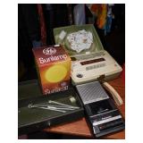 TAPE RECORDERS, SUN LAMP ETC.