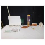 WILD CHERRY SPOON, CANDLE SHELF CLOCK, ET.