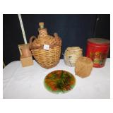 JUG, TWINE, SPARKLING GEMS TIN, ETC.