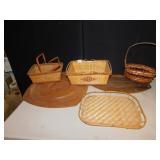 BASKETS, SERVING TRAYS