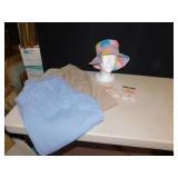 VINTAGE PATCH WORK STYLE HAT XL WORN PANTS,