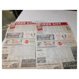 PITTSBURGH PIRATES W/ FULL SCORE CARD 1941 2