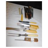 VINTAGE FLATWARE BAKELITE HANDLED