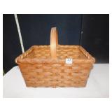 HANDMADE BASKET W/ HANDLE 13" X 9" X 12" H