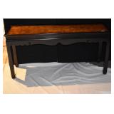 HENREDON SOFA TABLE TWO TONE ELEPHANT LEGS 54" W