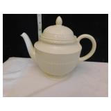 WEDGEWOOD EDME COFFEE / TEA POT WITH LID, CHIP ON