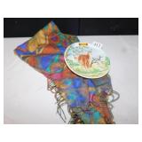 HAND PAINTED ARTMARK CHESTER WEST VA PLATE 6",