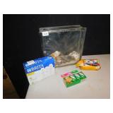 GLASS BLOCK 12" WITH SEASHELLS INSIDE, CAMERA