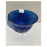 WATERFORD CRYSTAL BLUE BOWL -