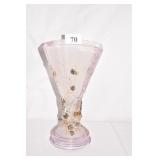 FAN VASE MULTICOLOR FROSTED GLASS