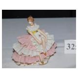 DRESDEN LACE FIGURE 3" H PUTTING HOSE ON - TINY