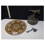 CAST IRON DOOR STOP 5.5" H, LAUREL STOVE KEY AND
