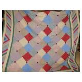 QUEEN SIZE QUILT, MACHINE MADE