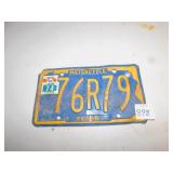 MOTORCYCLE PLATE
