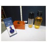 PINE BOX W/ BIRD, WORTH PARIS-FRANCE BOX W/