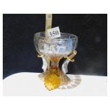 1909 PITTSBURGH SYRIA SHRINE GLASS 5.5" H