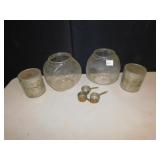 COUNTRY KITCHEN COPPER MEASURING CUPS, 2 SMALL