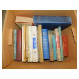 BOX OF BOOKS INCLUDING WORLD FLIGHT, PRIMER, ETC.